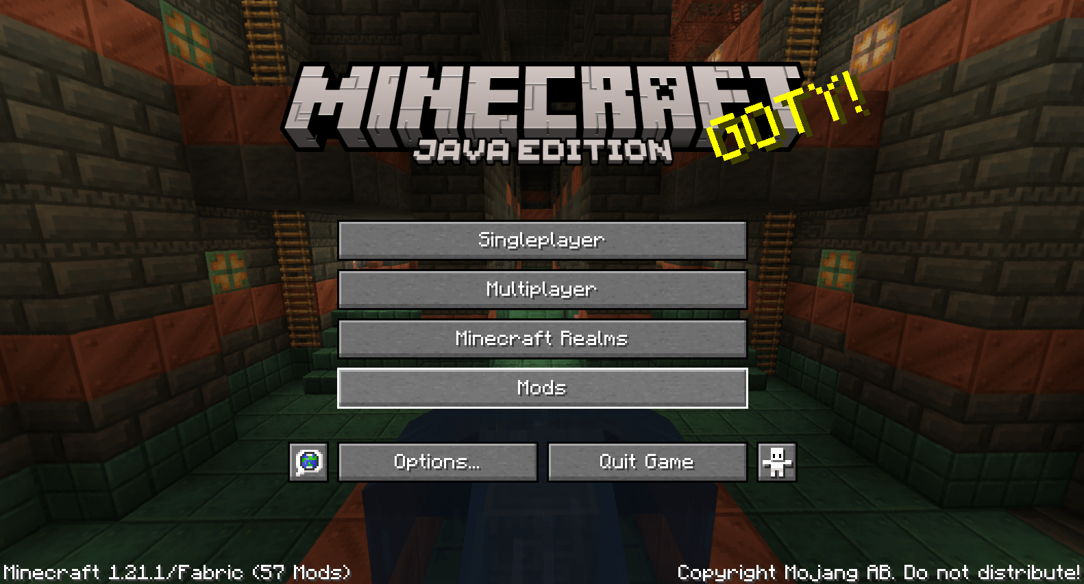 fabric in-game step 1